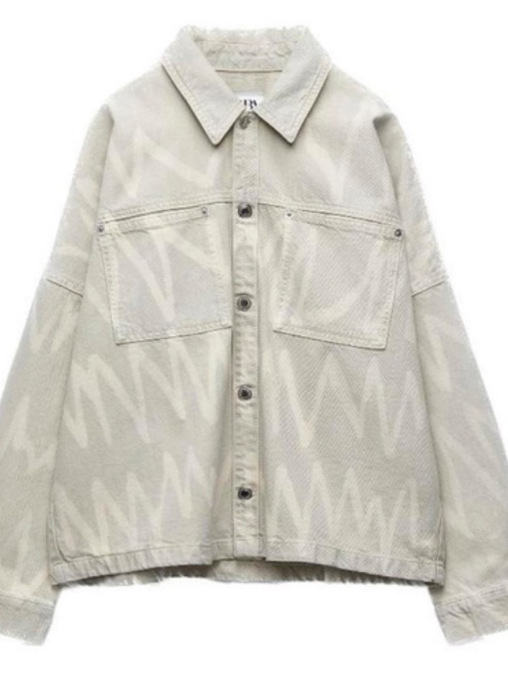 Zara Denim Shirt Jacket